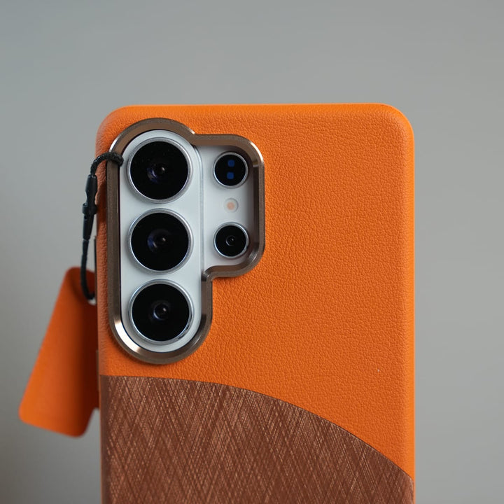 FRATO Samsung S26 Ultra Galaxy S26 Ultra Premium Dual-Tone PU Leather MagSafe Case with Metal Camera Guard