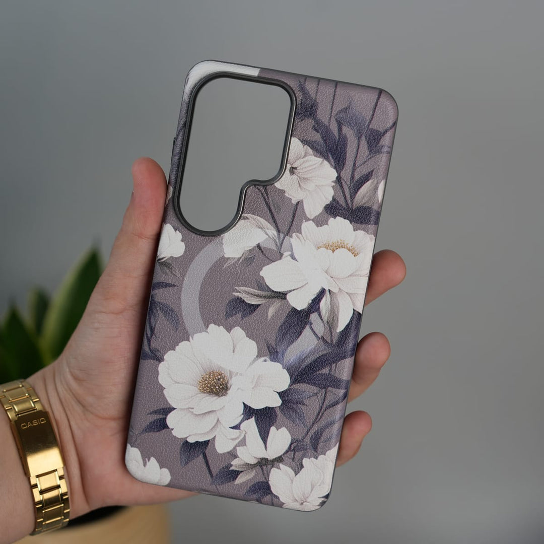 FRATO Samsung S26 Ultra Galaxy S26 Ultra Premium Floral Leather MagSafe Case Back Cover