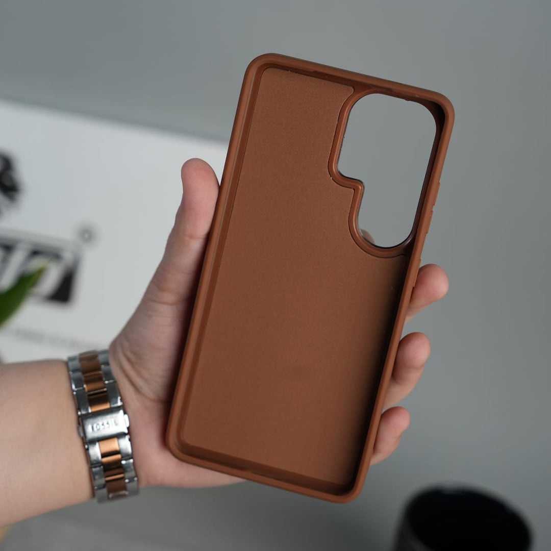 FRATO Samsung S26 Ultra Galaxy S26 Ultra Premium Leather Stripe Case Cover