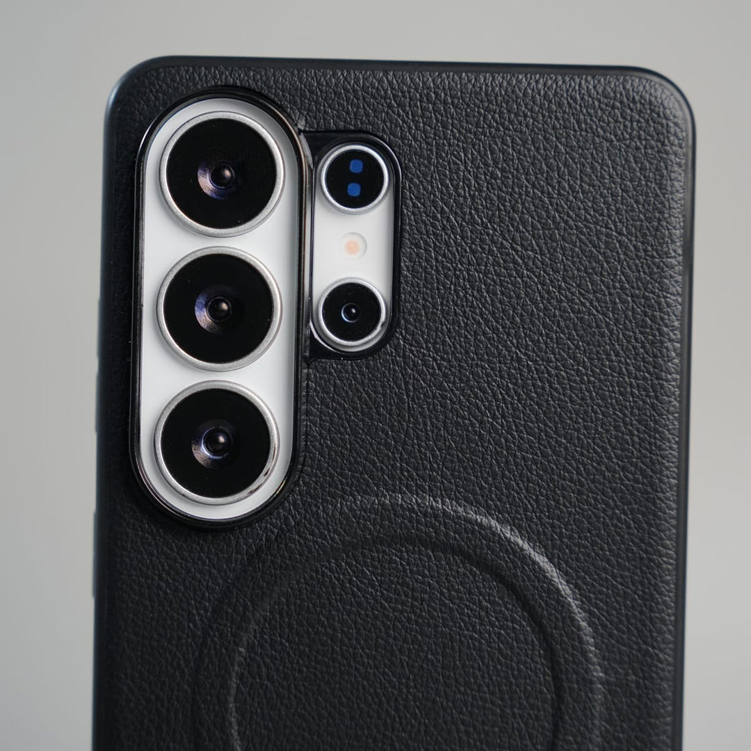 FRATO Samsung S26 Ultra Galaxy S26 Ultra Premium Leather Texture MagSafe Compatible Case with Raised Camera Protection