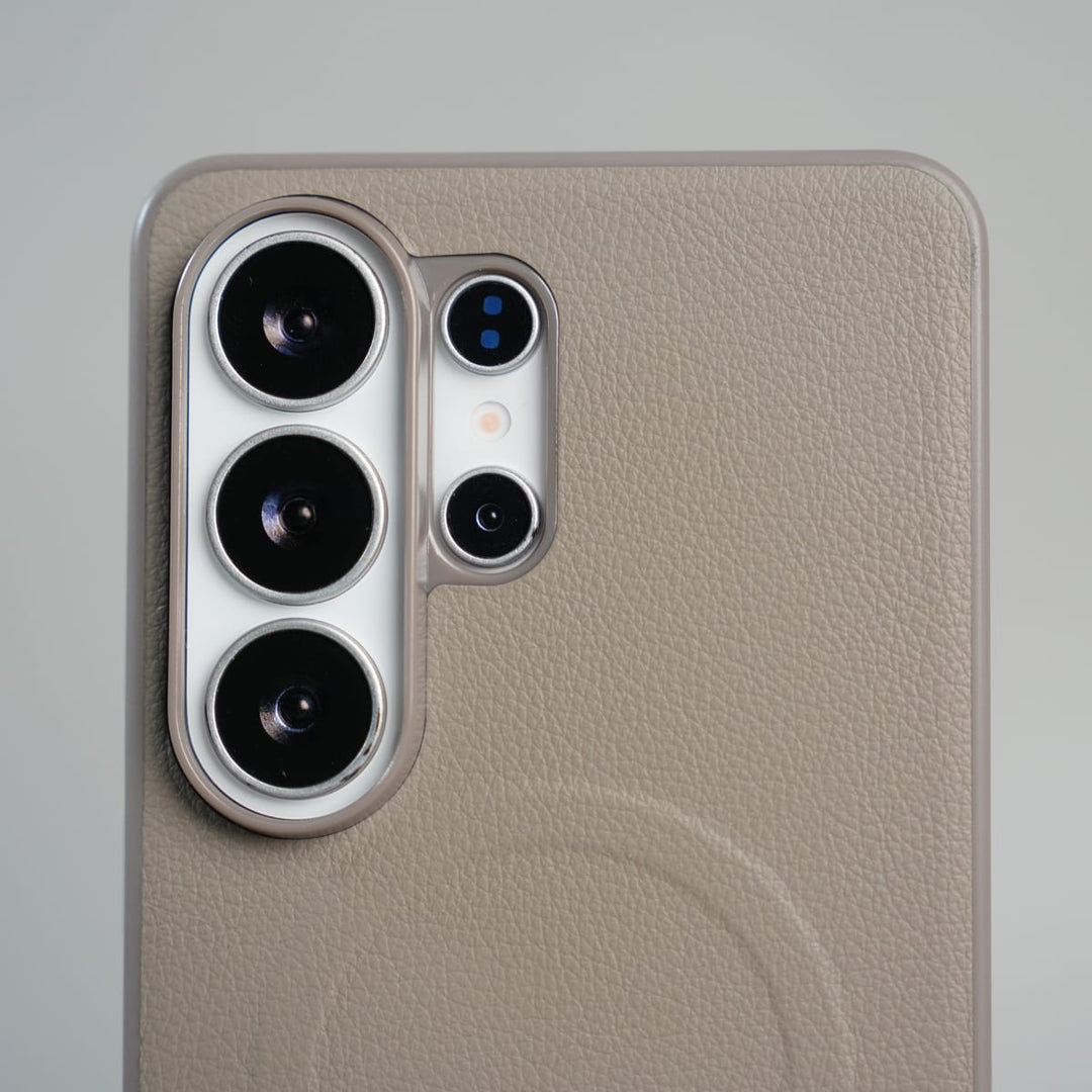 FRATO Samsung S26 Ultra Galaxy S26 Ultra Premium Leather Texture MagSafe Compatible Case with Raised Camera Protection