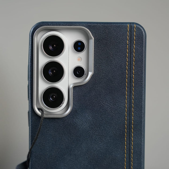 FRATO Samsung S26 Ultra Galaxy S26 Ultra Premium Stitched PU Leather Magsafe Case | Metal Camera Guard