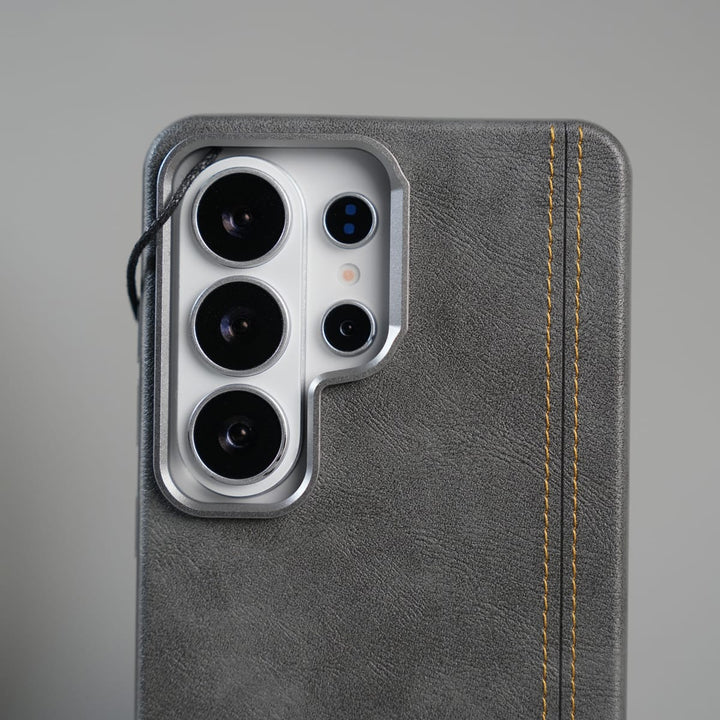 FRATO Samsung S26 Ultra Galaxy S26 Ultra Premium Stitched PU Leather Magsafe Case | Metal Camera Guard