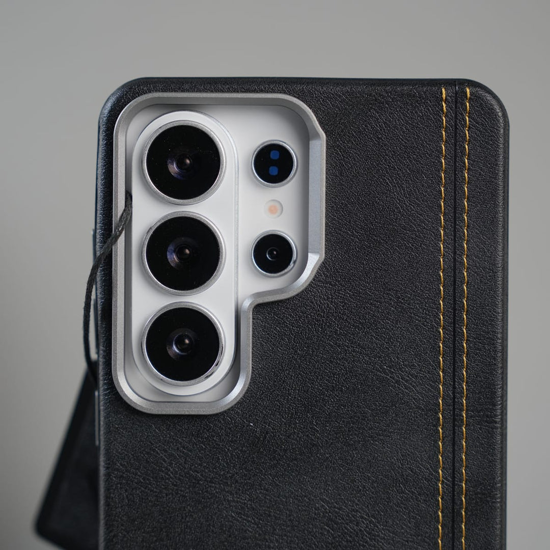 FRATO Samsung S26 Ultra Galaxy S26 Ultra Premium Stitched PU Leather Magsafe Case | Metal Camera Guard
