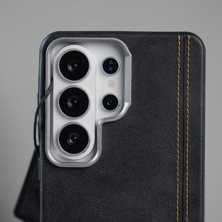FRATO Samsung S26 Ultra Galaxy S26 Ultra Premium Stitched PU Leather Magsafe Case | Metal Camera Guard