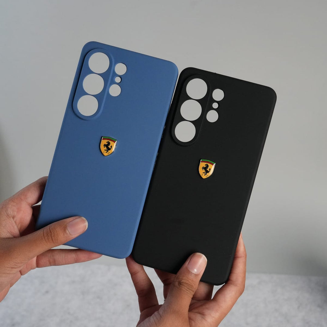 FRATO Samsung S26 Ultra Galaxy S26 Ultra Sports Car Logo Liquid Silicone Case Cover