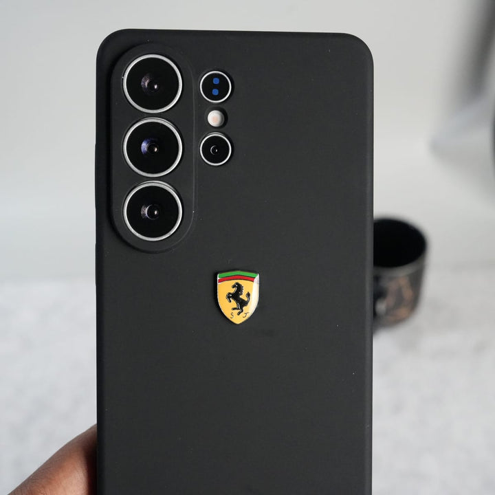 FRATO Samsung S26 Ultra Galaxy S26 Ultra Sports Car Logo Liquid Silicone Case Cover