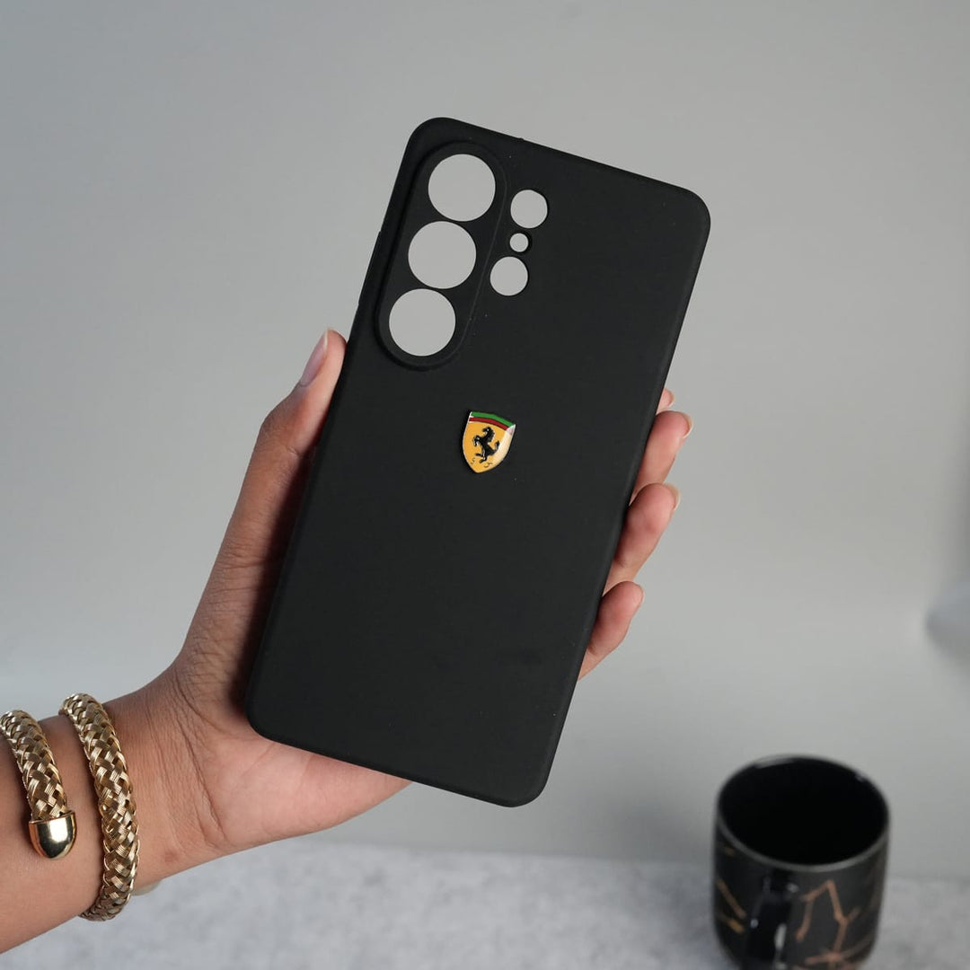 FRATO Samsung S26 Ultra Galaxy S26 Ultra Sports Car Logo Liquid Silicone Case Cover