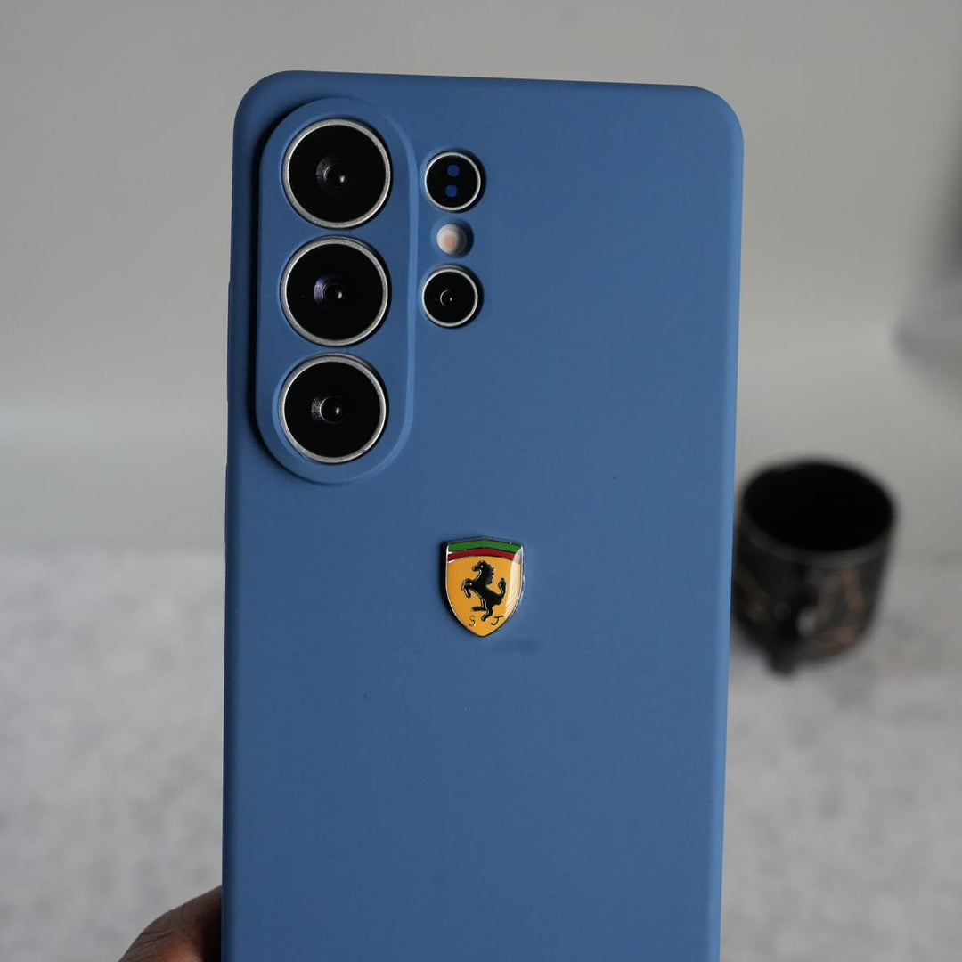 FRATO Samsung S26 Ultra Galaxy S26 Ultra Sports Car Logo Liquid Silicone Case Cover