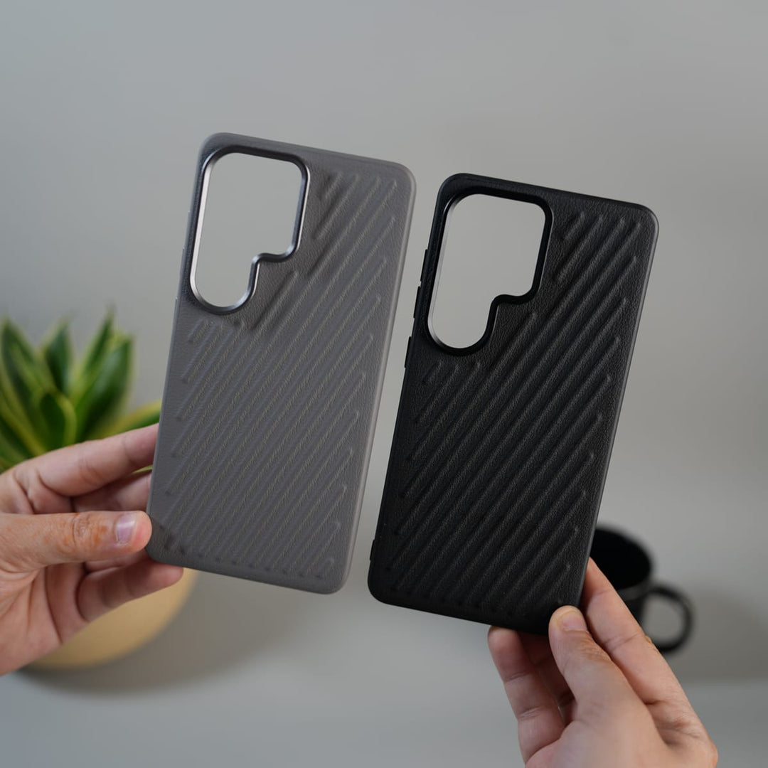 FRATO Samsung S26 Ultra Galaxy S26 Ultra Textured Line Grip Case | Anti-Slip Matte Back Shockproof Slim Cover