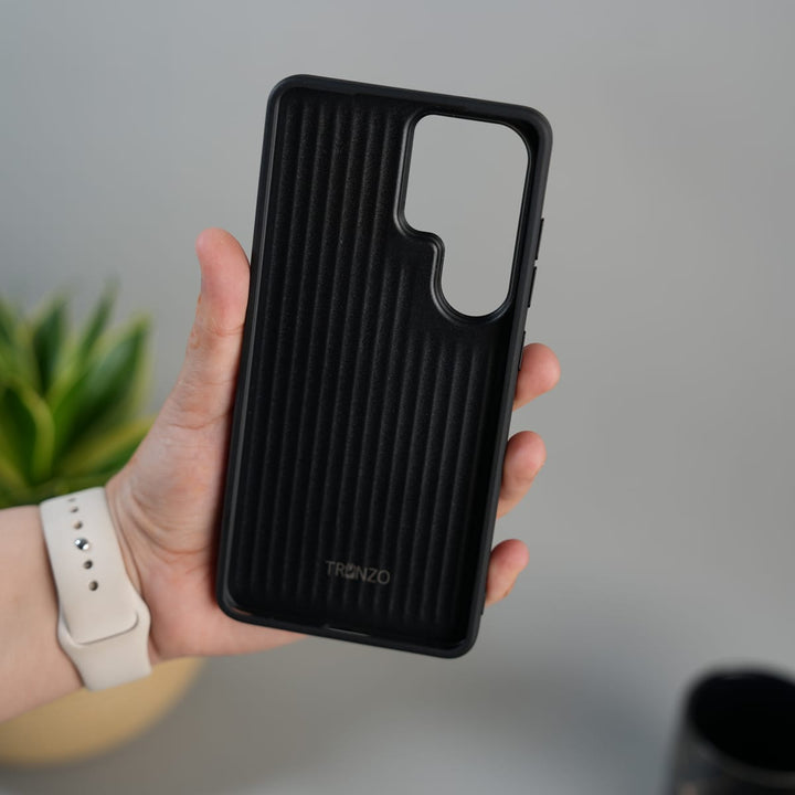 FRATO Samsung S26 Ultra Galaxy S26 Ultra Textured Line Grip Case | Anti-Slip Matte Back Shockproof Slim Cover