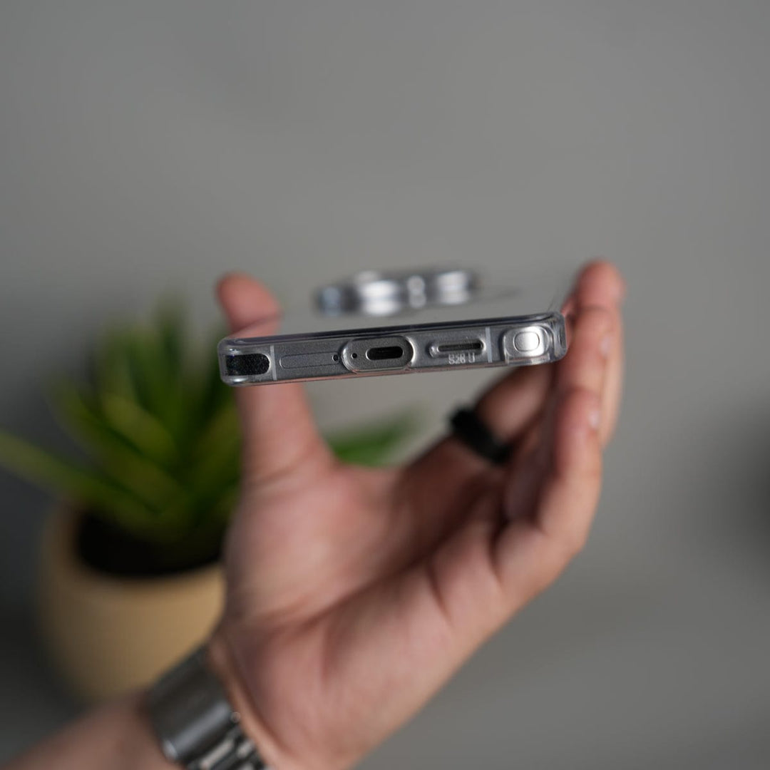 FRATO Samsung S26 Ultra Galaxy S26 Ultra Transparent MagSafe Cover With Metal Camera Bump Kick Stand