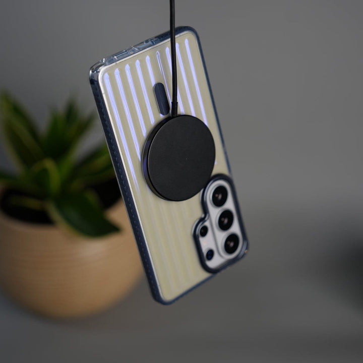 FRATO Samsung S26 Ultra Galaxy S26 Ultra Transparent MagSafe Suitcase Design Case Back Cover