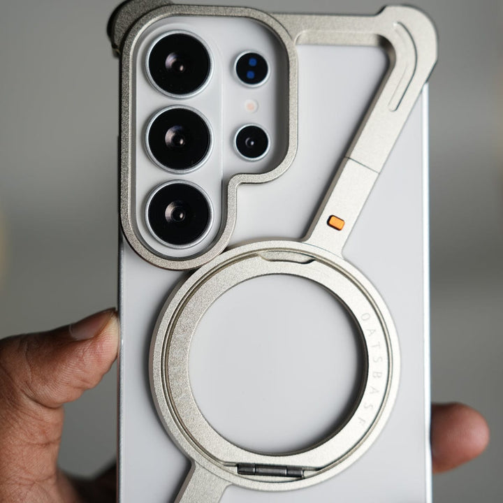 FRATO Samsung S26 Ultra Galaxy S26 Ultra Z Shape Aluminum Metal Rotating Kickstand Frameless Design