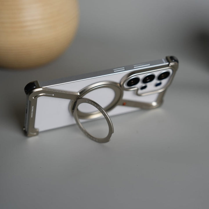FRATO Samsung S26 Ultra Galaxy S26 Ultra Z Shape Aluminum Metal Rotating Kickstand Frameless Design