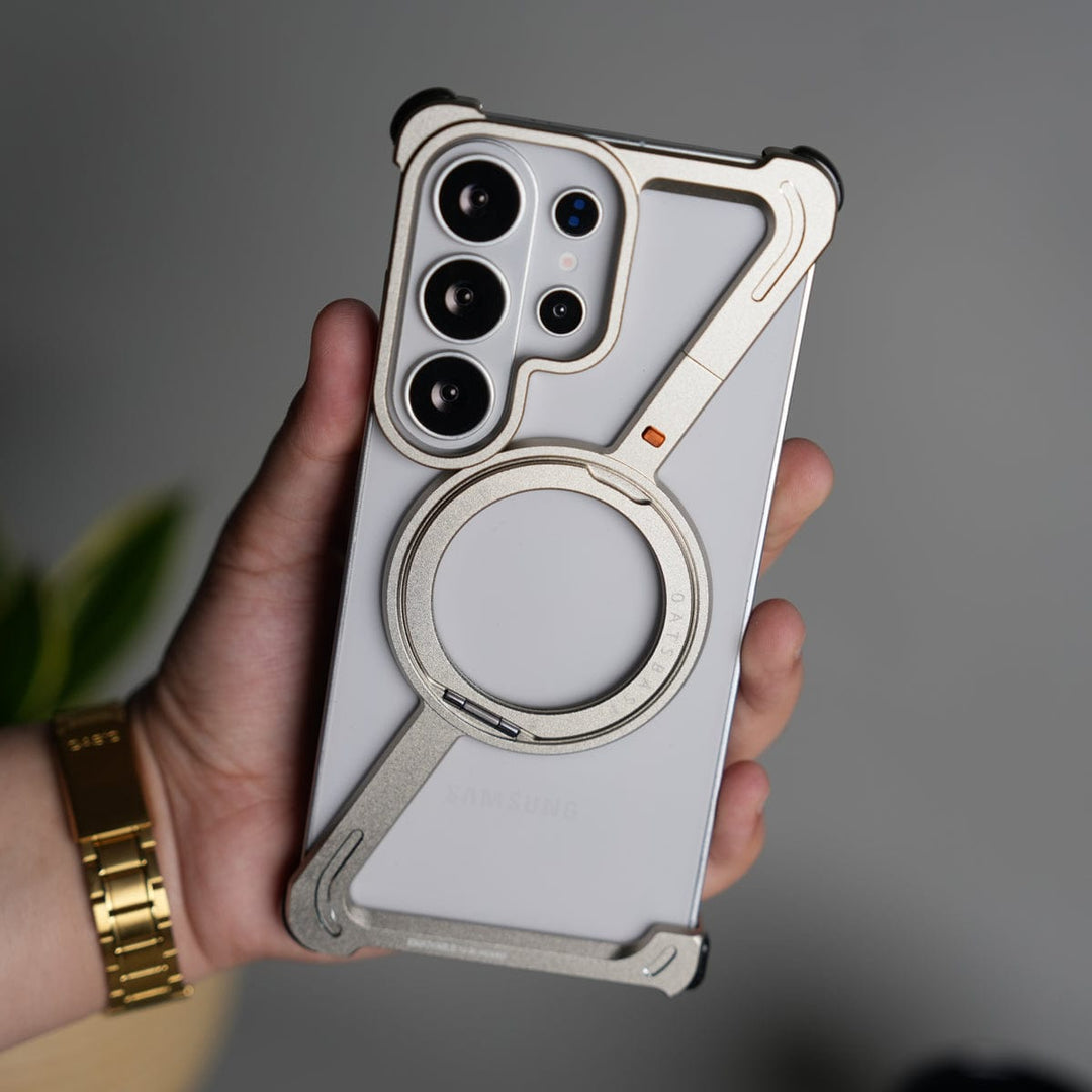 FRATO Samsung S26 Ultra Galaxy S26 Ultra Z Shape Aluminum Metal Rotating Kickstand Frameless Design
