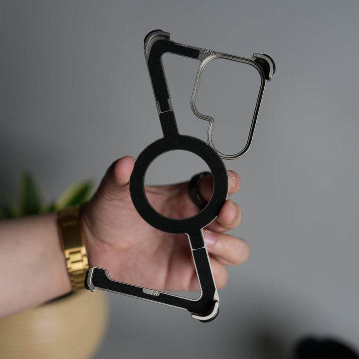 FRATO Samsung S26 Ultra Galaxy S26 Ultra Z Shape Aluminum Metal Rotating Kickstand Frameless Design