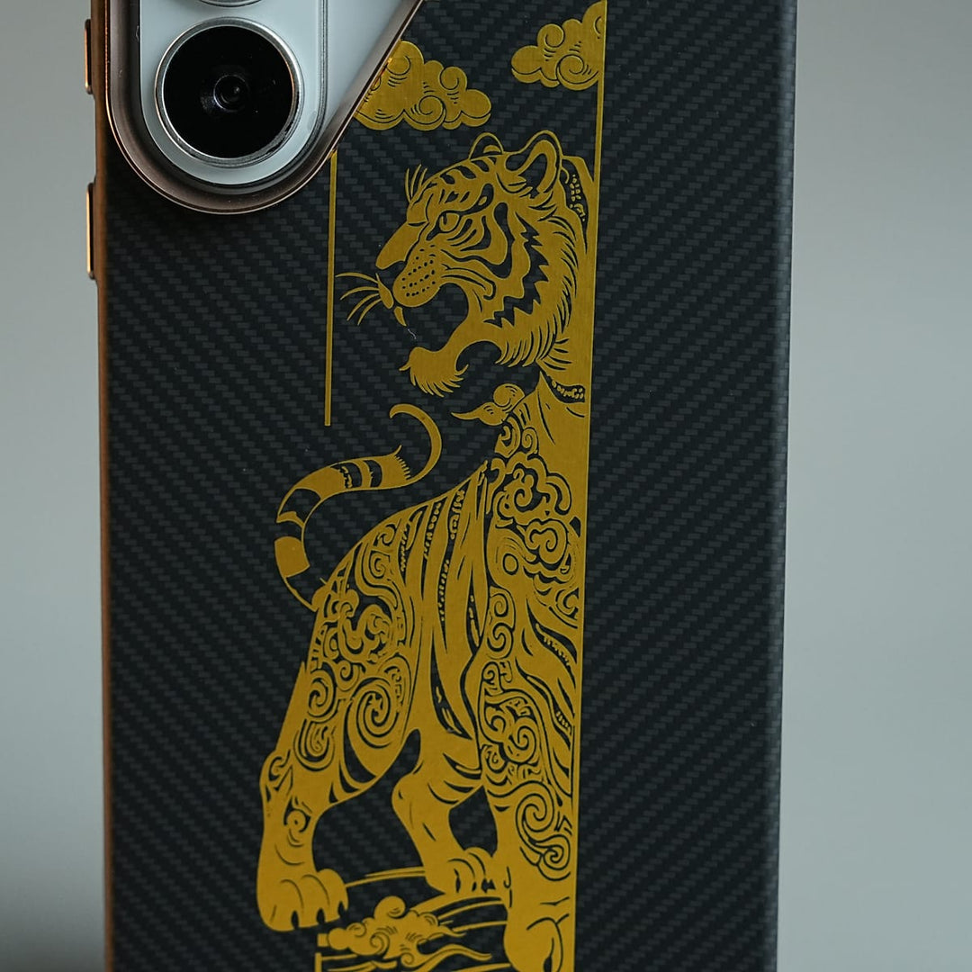 FRATO Samsung S26 Ultra Galaxy Ultra Series Royal Gold Tiger Edition Magsafe Case