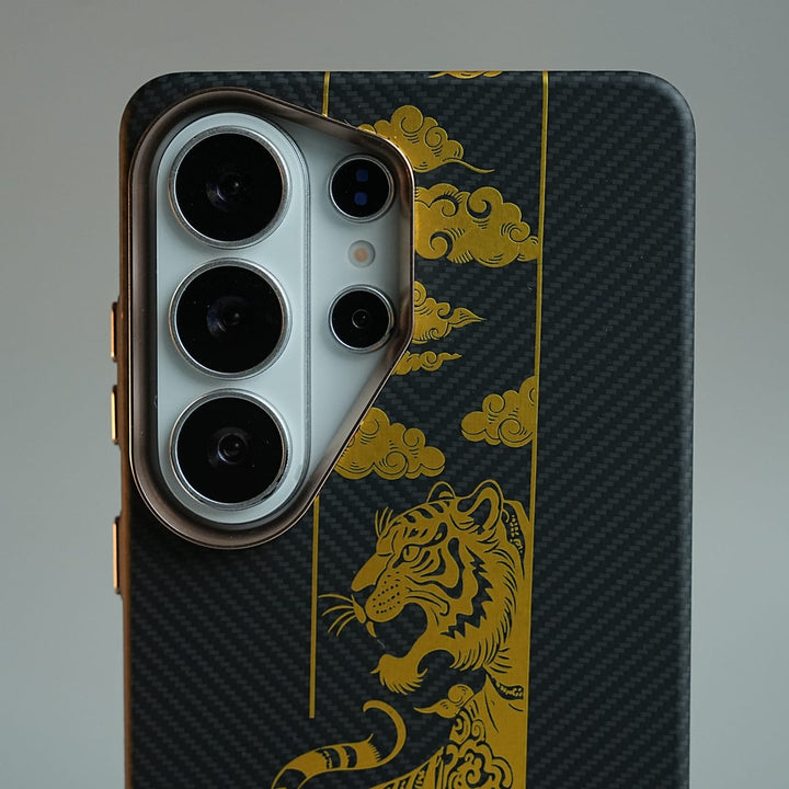 FRATO Samsung S26 Ultra Galaxy Ultra Series Royal Gold Tiger Edition Magsafe Case