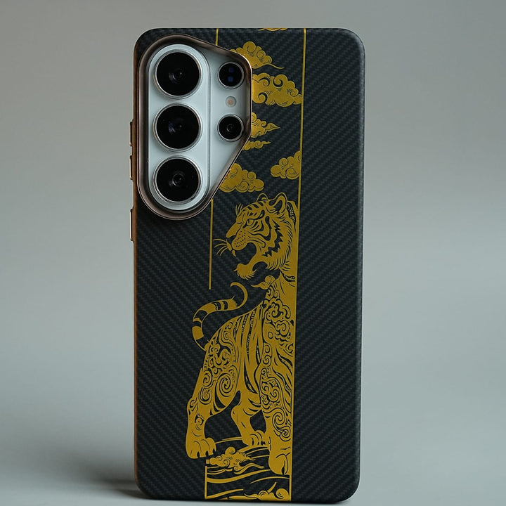 FRATO Samsung S26 Ultra Galaxy Ultra Series Royal Gold Tiger Edition Magsafe Case