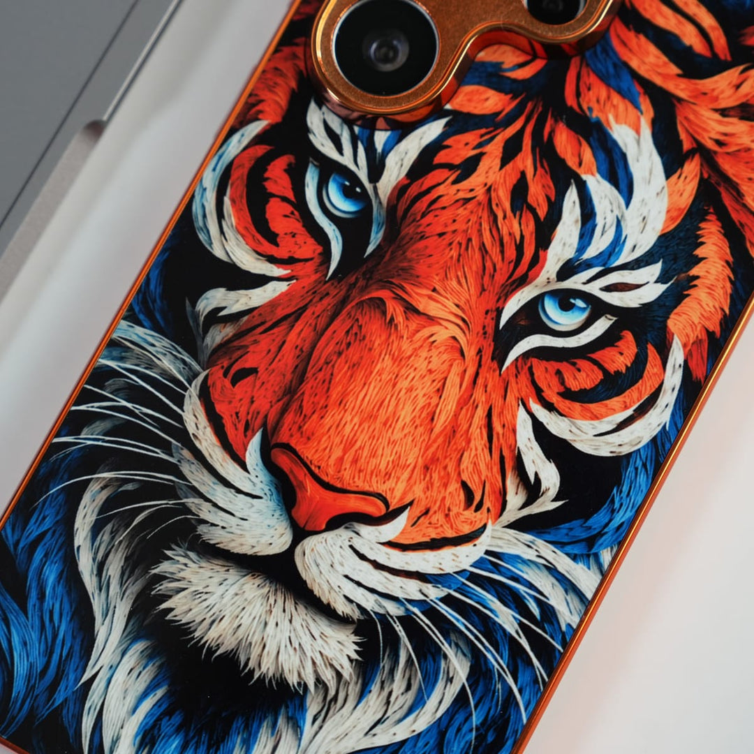 FRATO Samsung S26 Ultra Galaxy Ultra Series Tiger Face Chrome Armor Case