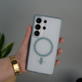 Galaxy S26 Ultra Frosted Matte MagSafe Case | Translucent Elegance Cover