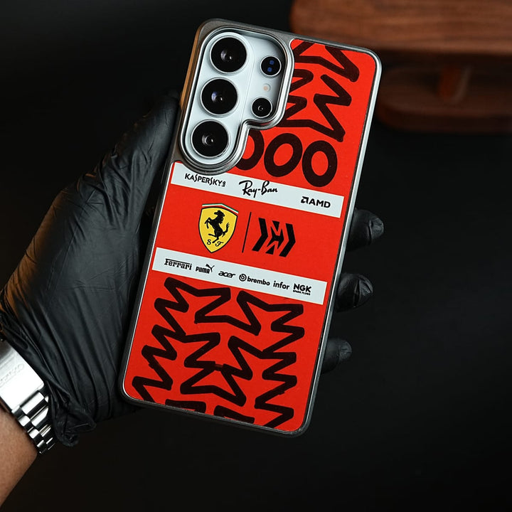 FRATO Samsung S26 Ultra Racing Graffiti Premium Slim Case Cover For Samsung Galazy S26 Ultra | Red &amp; Black