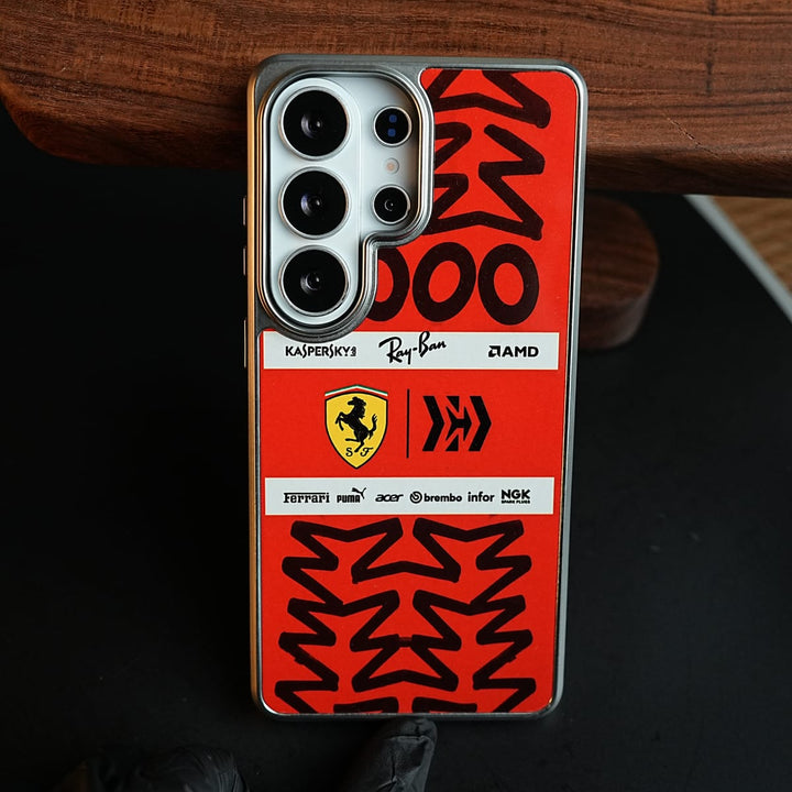 FRATO Samsung S26 Ultra Racing Graffiti Premium Slim Case Cover For Samsung Galazy S26 Ultra | Red &amp; Black