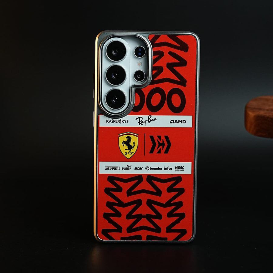 FRATO Samsung S26 Ultra Racing Graffiti Premium Slim Case Cover For Samsung Galazy S26 Ultra | Red & Black