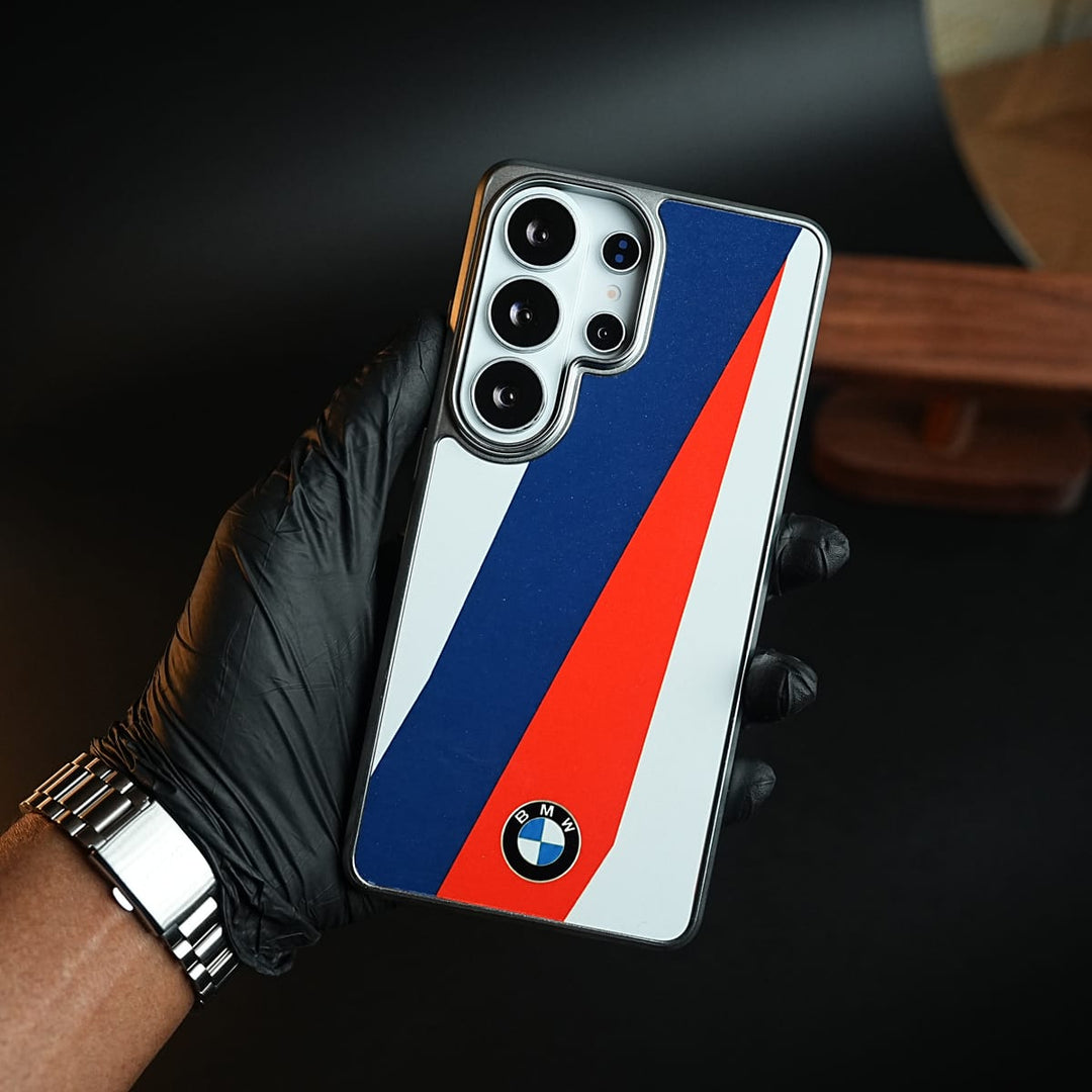 FRATO Samsung S26 Ultra Racing Stripe Sport Chrome Plated Case Cover For Samsung Galaxy S26 Ultra