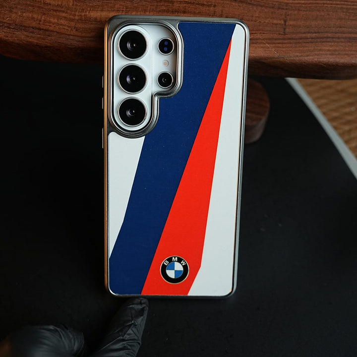 FRATO Samsung S26 Ultra Racing Stripe Sport Chrome Plated Case Cover For Samsung Galaxy S26 Ultra