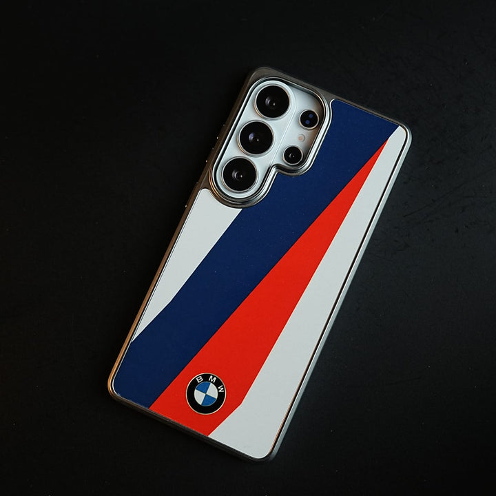 FRATO Samsung S26 Ultra Racing Stripe Sport Chrome Plated Case Cover For Samsung Galaxy S26 Ultra