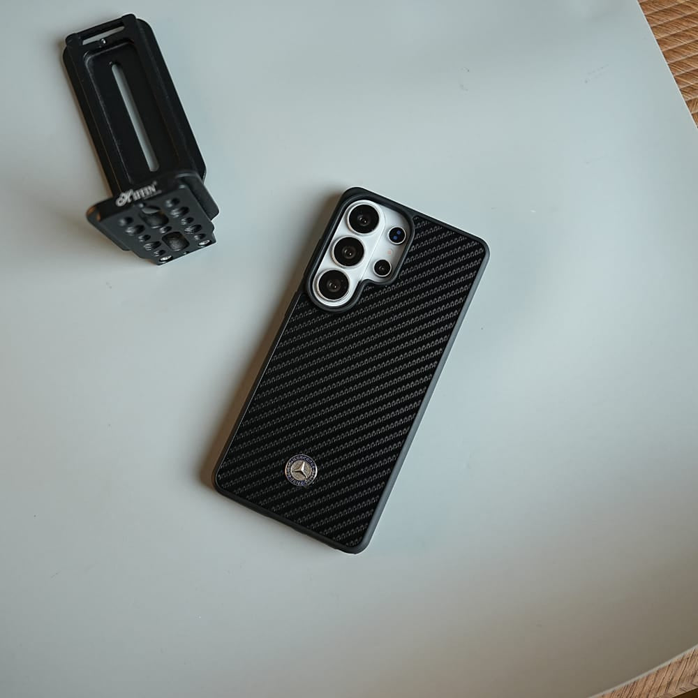 FRATO Samsung S26 Ultra S24 Ultra / Design 1 Carbon Fiber Texture Case for Samsung Galaxy S26 Ultra | Automotive-Inspired Protective Cover