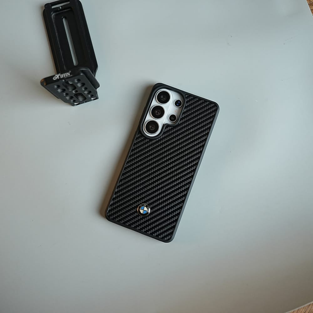 FRATO Samsung S26 Ultra S24 Ultra / Design 3 Carbon Fiber Texture Case for Samsung Galaxy S26 Ultra | Automotive-Inspired Protective Cover