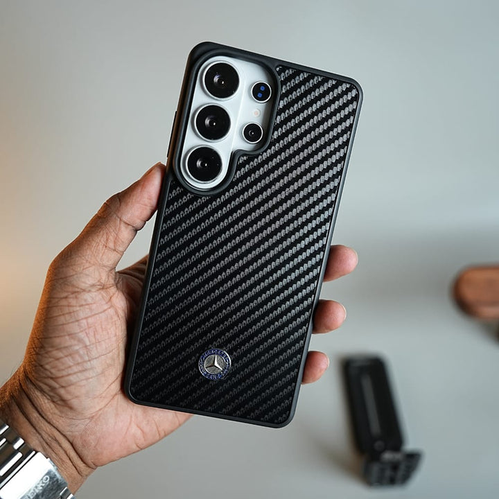 FRATO Samsung S26 Ultra S25 Ultra / Design 1 Carbon Fiber Texture Case for Samsung Galaxy S26 Ultra | Automotive-Inspired Protective Cover