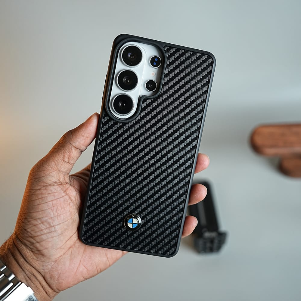 FRATO Samsung S26 Ultra S25 Ultra / Design 3 Carbon Fiber Texture Case for Samsung Galaxy S26 Ultra | Automotive-Inspired Protective Cover