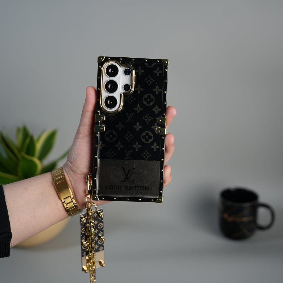 FRATO Samsung S26 Ultra Samsung Galaxy S26 Ultra Luxury Brand Shiny Trunk Cover With Key Chain