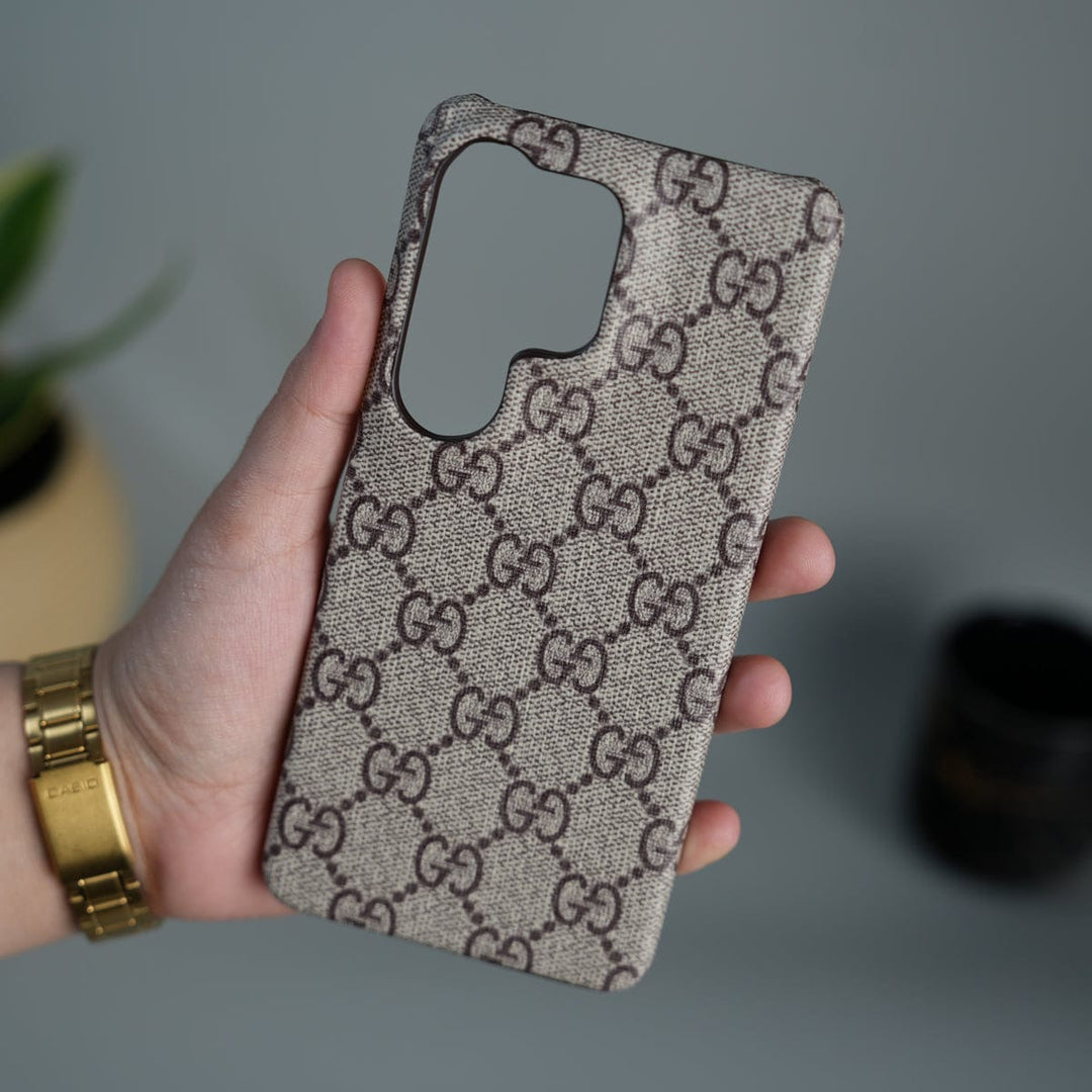 FRATO Samsung S26 Ultra Samsung Galaxy S26 Ultra Luxury GG Pattern PU Leather Cover