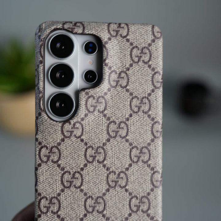FRATO Samsung S26 Ultra Samsung Galaxy S26 Ultra Luxury GG Pattern PU Leather Cover