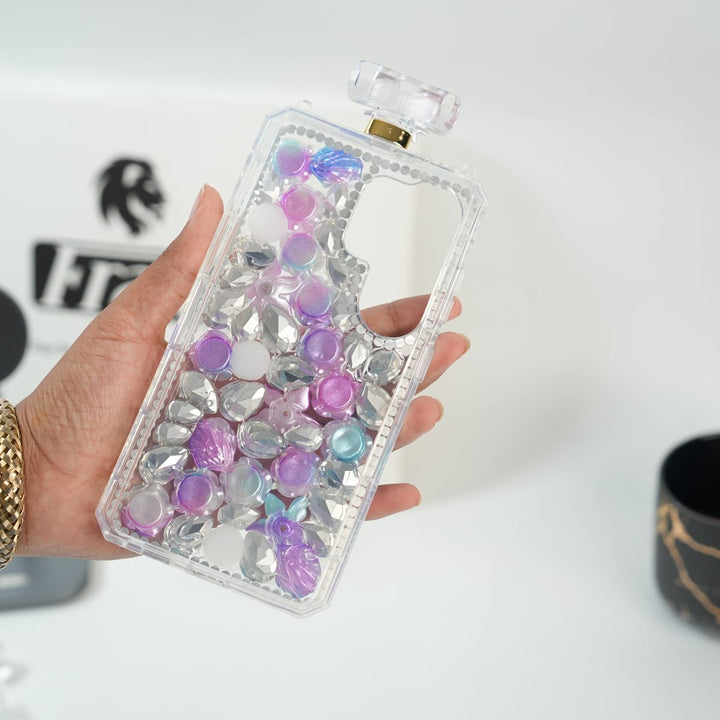 FRATO Samsung S26 Ultra Samsung Galaxy S26 Ultra Perfume Rhinestone Diamond Design Sling Girly Cover