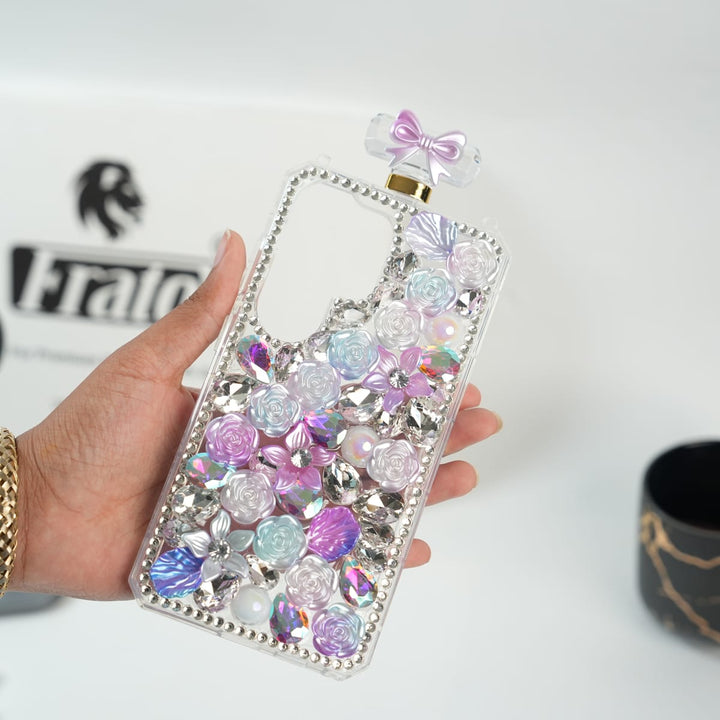 FRATO Samsung S26 Ultra Samsung Galaxy S26 Ultra Perfume Rhinestone Diamond Design Sling Girly Cover