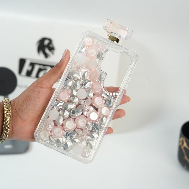 FRATO Samsung S26 Ultra Samsung Galaxy S26 Ultra Perfume Rhinestone Diamond Design Sling Girly Cover