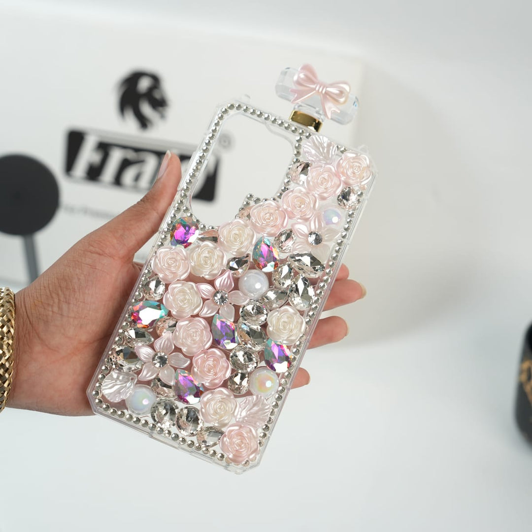 FRATO Samsung S26 Ultra Samsung Galaxy S26 Ultra Perfume Rhinestone Diamond Design Sling Girly Cover