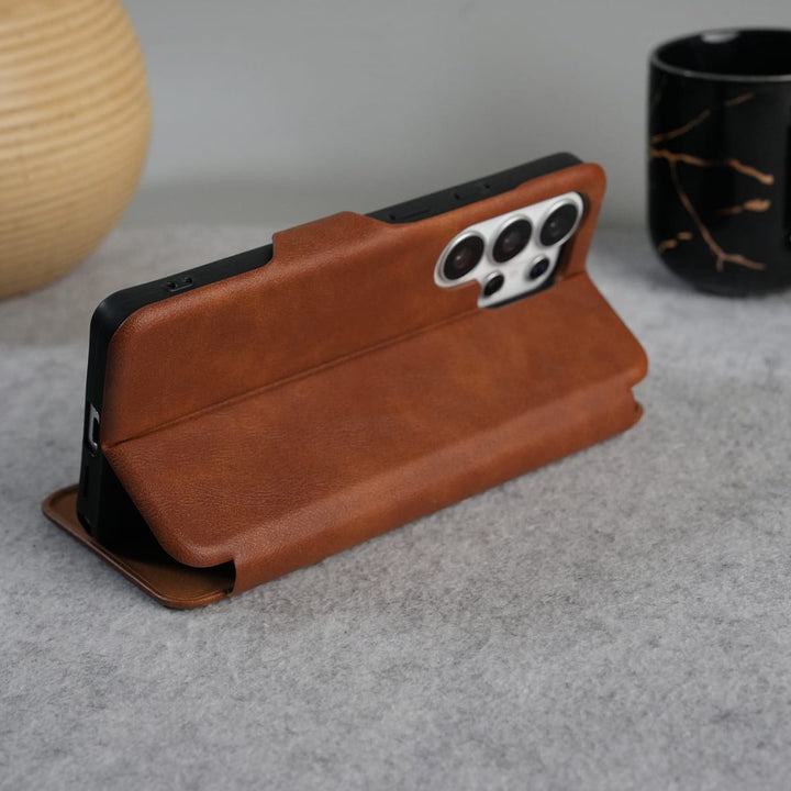 FRATO Samsung S26 Ultra Samsung Galaxy S26 Ultra PU Leather Flip Card Slot Soft Magnetic Closure Case Cover