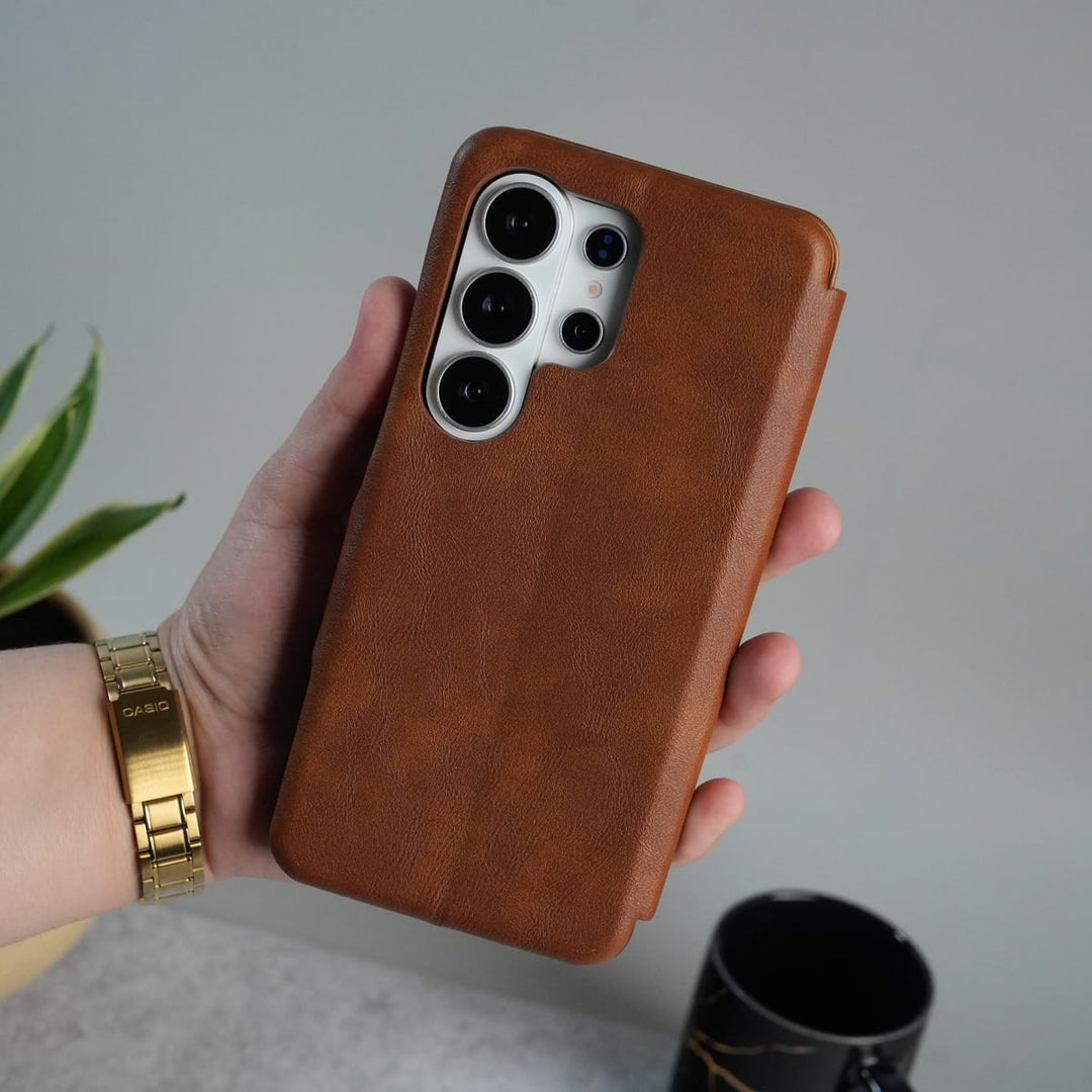 FRATO Samsung S26 Ultra Samsung Galaxy S26 Ultra PU Leather Flip Card Slot Soft Magnetic Closure Case Cover