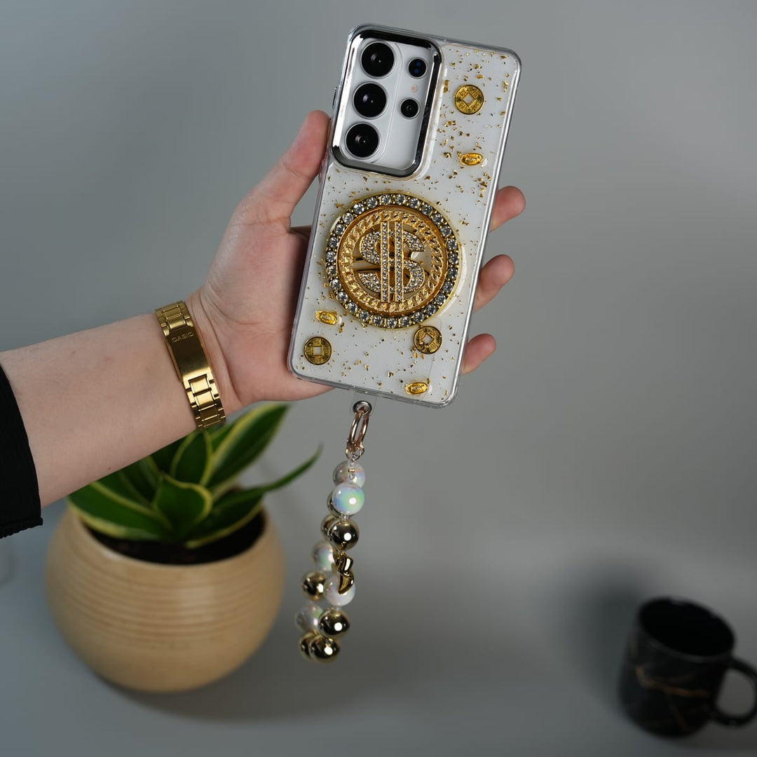 FRATO Samsung S26 Ultra Samsung Galaxy S26 Ultra Rotation Dollar Bracelet Wristband Chain Phone Case Cover6