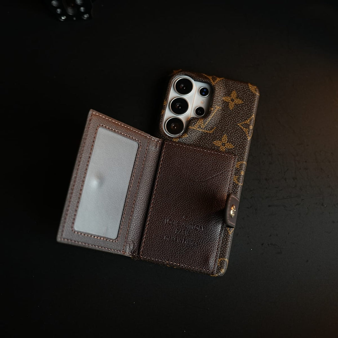 FRATO Samsung S26 Ultra Vintage Pattern Wallet Case for Samsung galaxy Ultra Series | Card Holder Cover