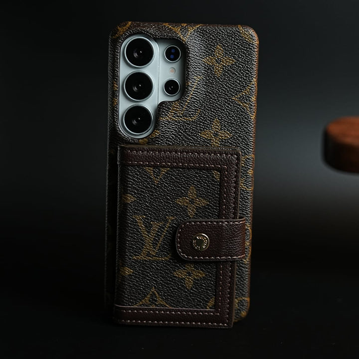 FRATO Samsung S26 Ultra Vintage Pattern Wallet Case for Samsung galaxy Ultra Series | Card Holder Cover