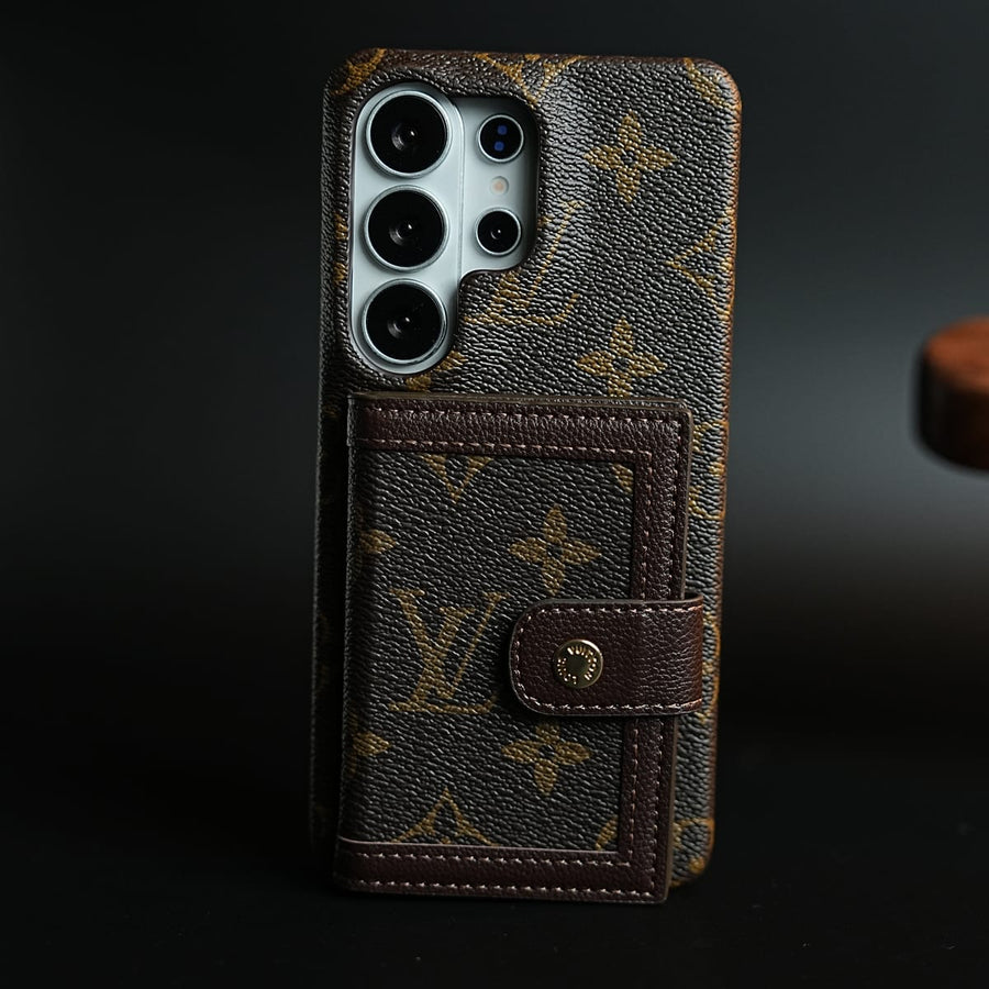 FRATO Samsung S26 Ultra Vintage Pattern Wallet Case for Samsung galaxy Ultra Series | Card Holder Cover