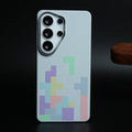 Aramid Design Hard Pc Case for Samsung Galaxy S25 Ultra | Magnetic Ring Cover | Brick Design